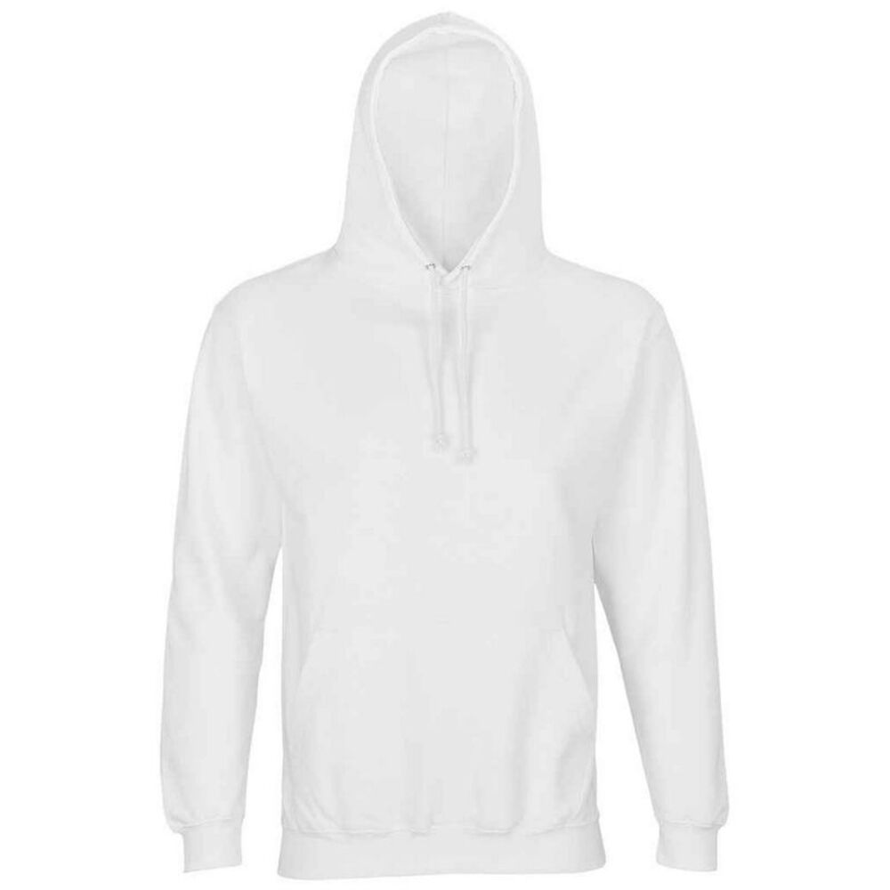 SOLS Unisex Adult Condor Hoodie / White
